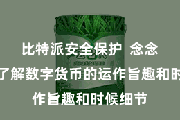 比特派安全保护 念念要深切了解数字货币的运作旨趣和时候细节