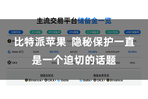 比特派苹果  隐秘保护一直是一个迫切的话题