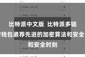 比特派中文版  比特派多链加密钱包遴荐先进的加密算法和安全时刻
